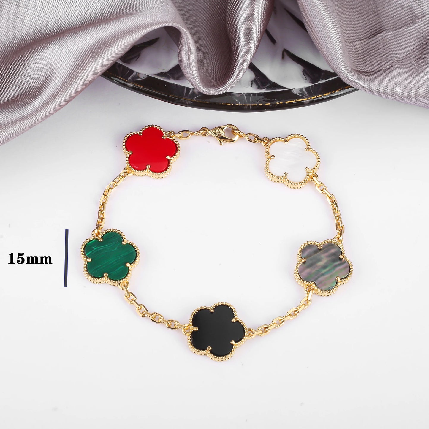 Five-Leaf Clover Bracelet