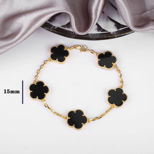 Five-Leaf Clover Bracelet